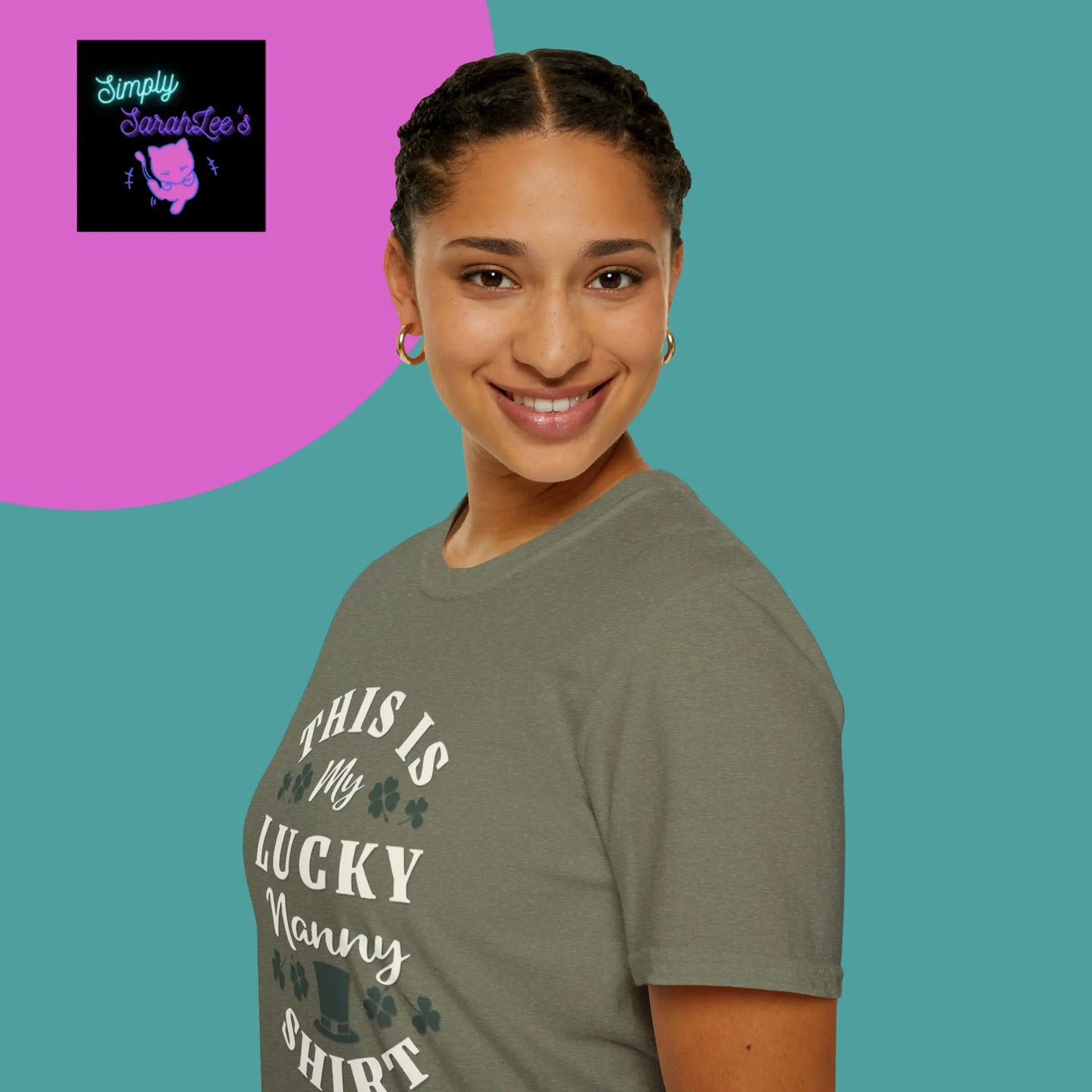 This is my Lucky Nanny Shirt Unisex Softstyle T-Shirt Printify