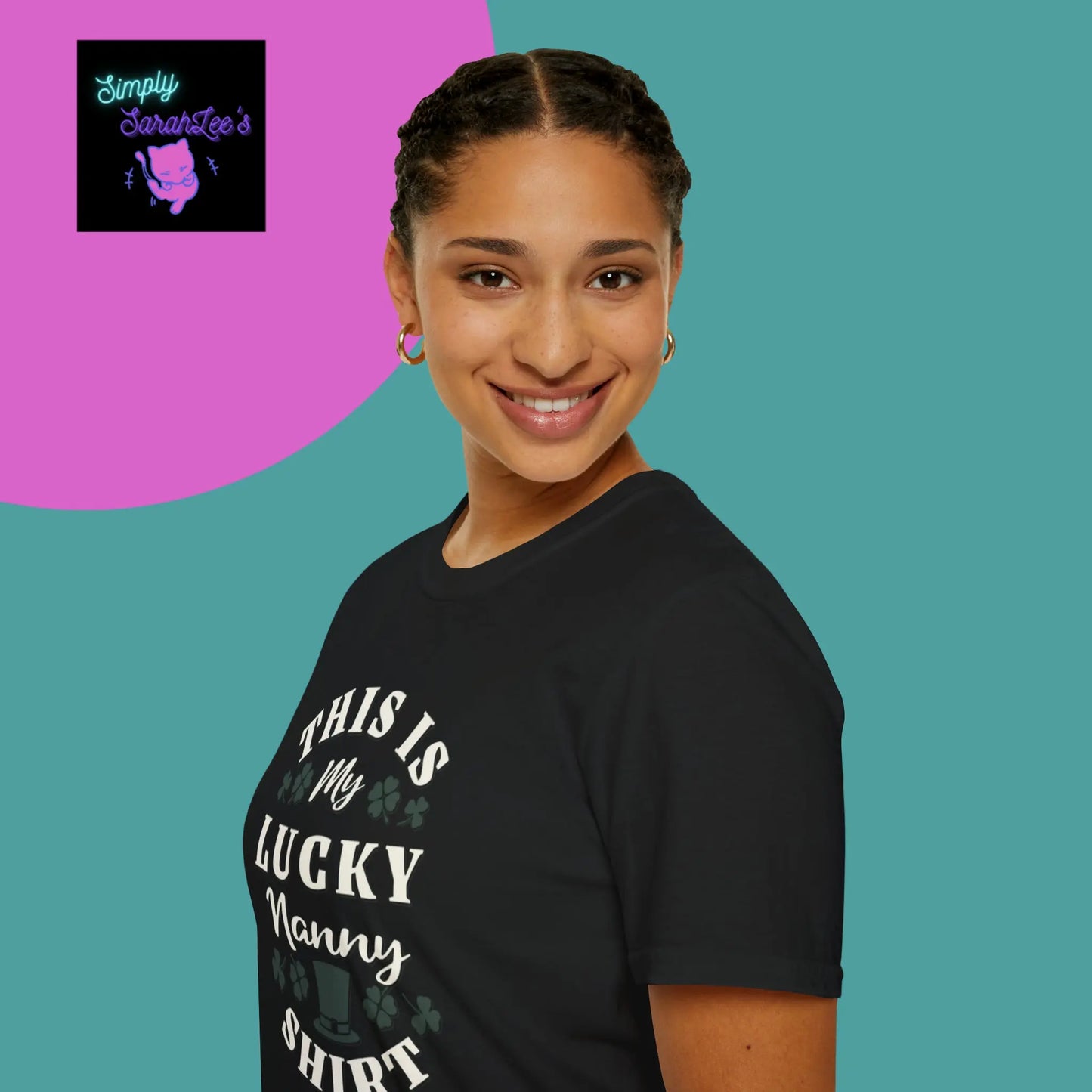 This is my Lucky Nanny Shirt Unisex Softstyle T-Shirt Printify