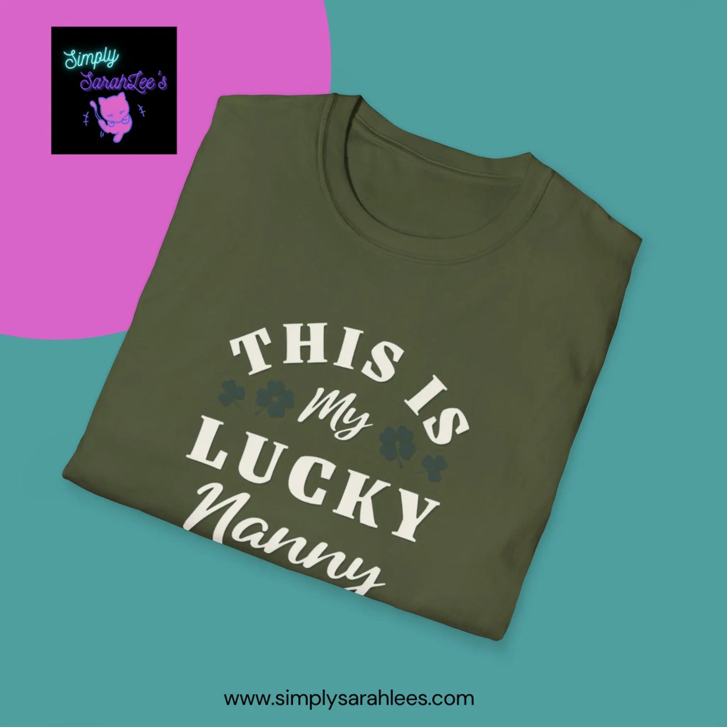 This is my Lucky Nanny Shirt Unisex Softstyle T-Shirt Printify