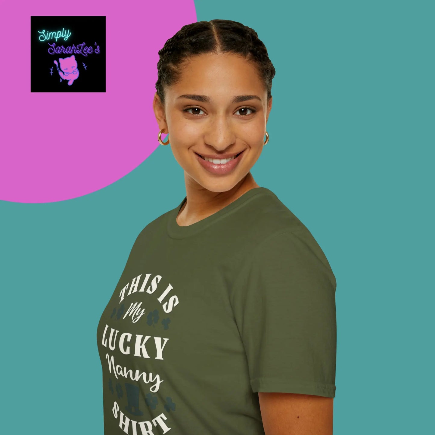 This is my Lucky Nanny Shirt Unisex Softstyle T-Shirt Printify