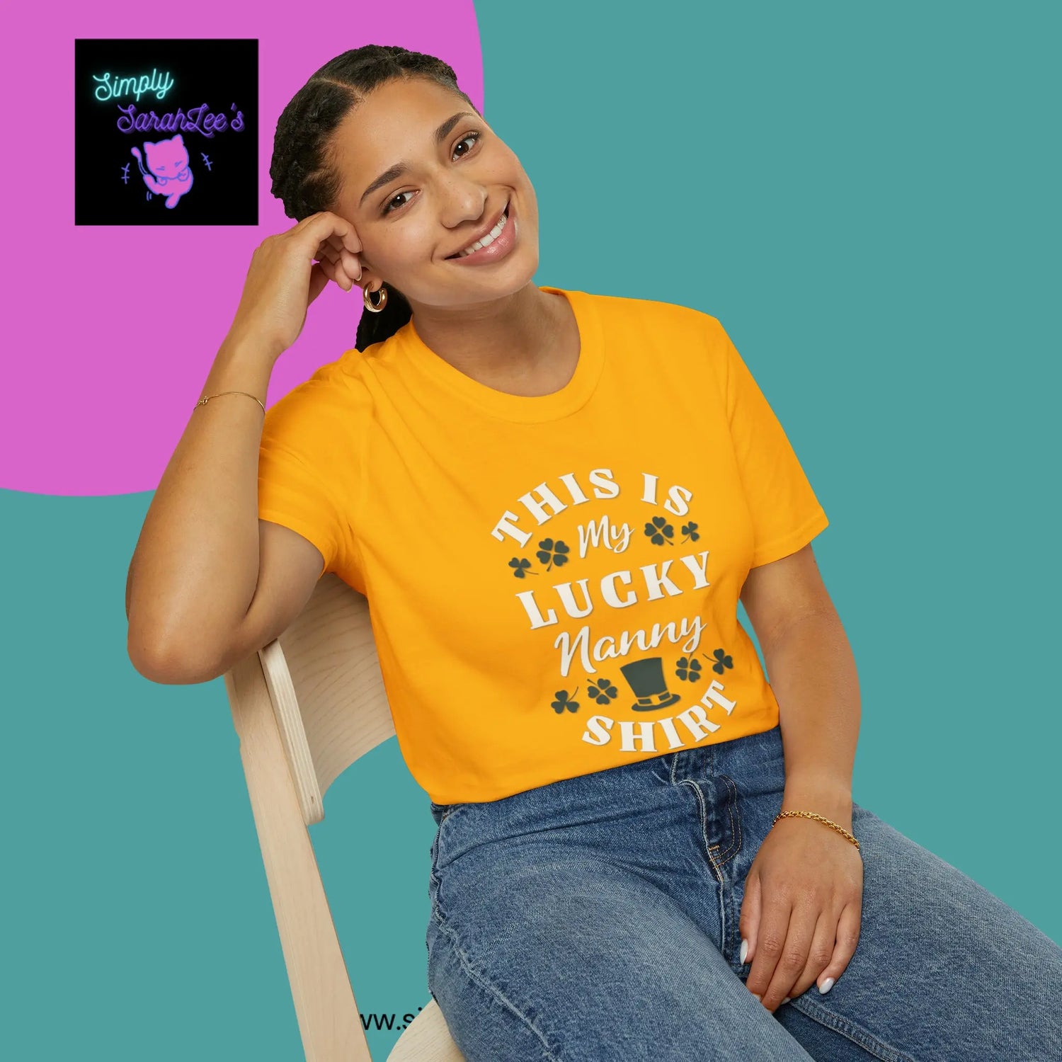 This is my Lucky Nanny Shirt Unisex Softstyle T-Shirt Printify