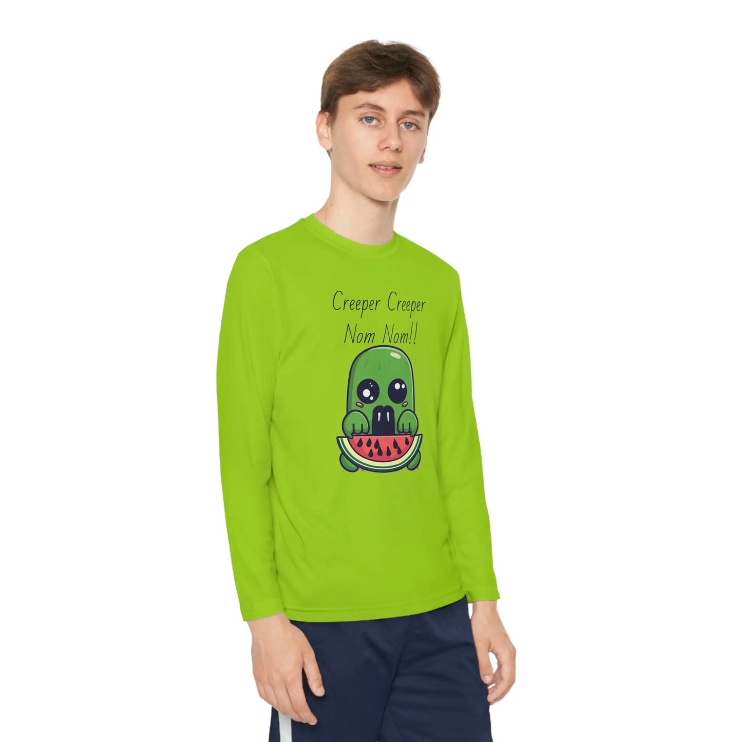 Troy's *Custom* Watermelon Youth Long Sleeve Competitor Tee