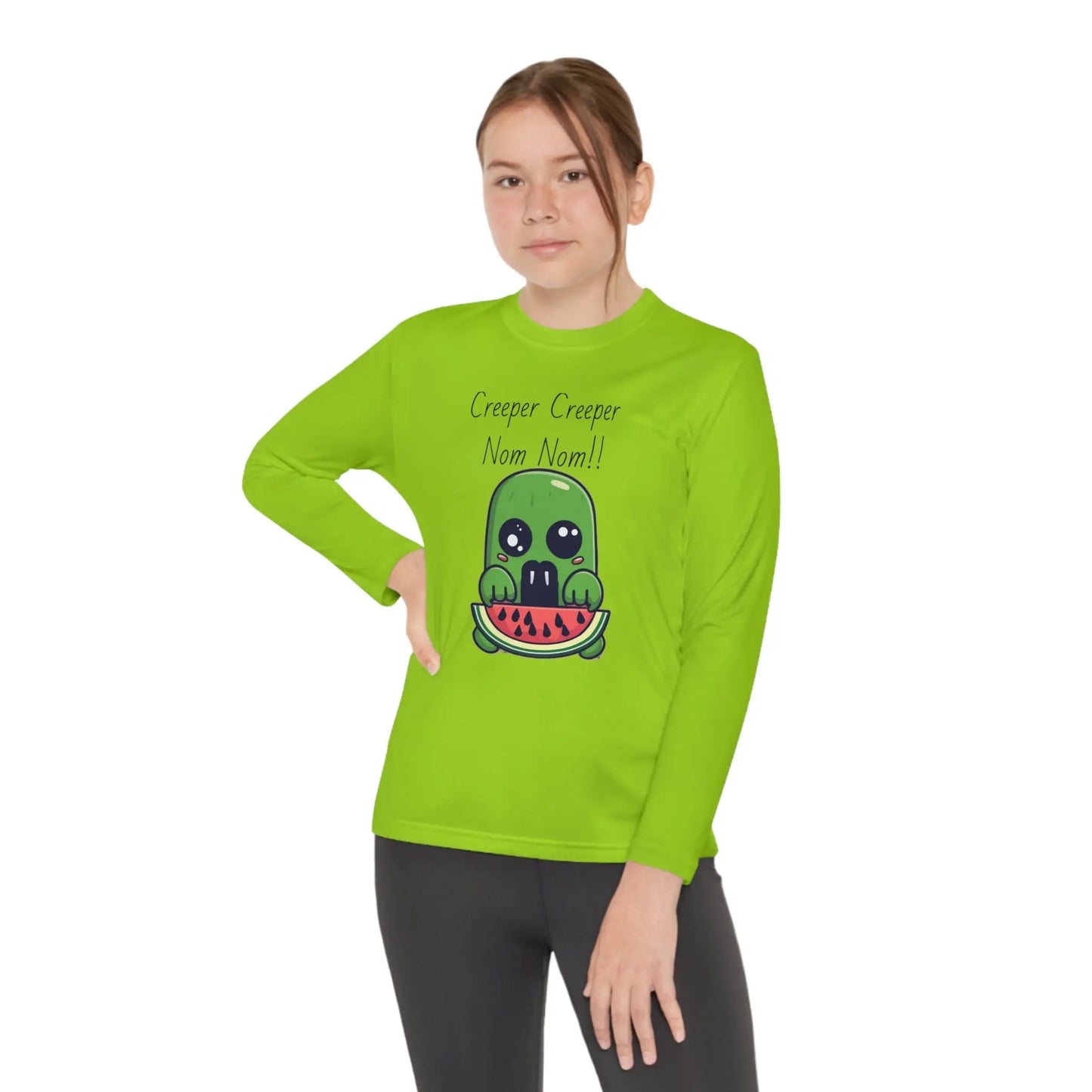 Troy's *Custom* Watermelon Youth Long Sleeve Competitor Tee