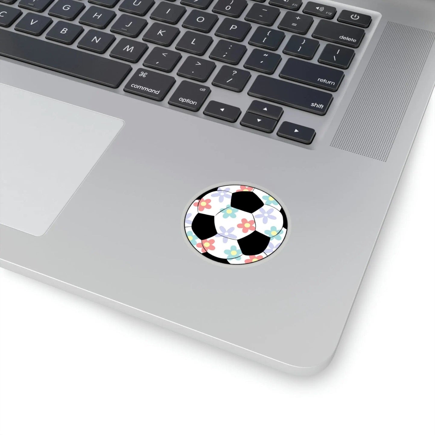 Very cute Flower Soccer Ball Kiss-Cut Stickers