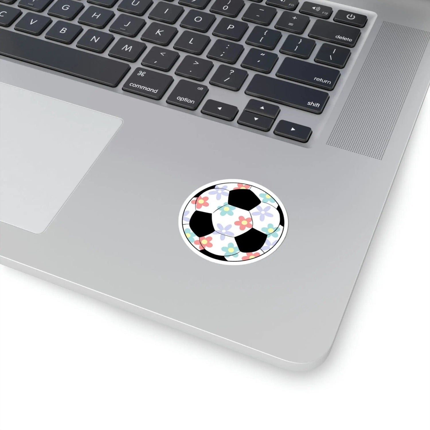 Very cute Flower Soccer Ball Kiss-Cut Stickers