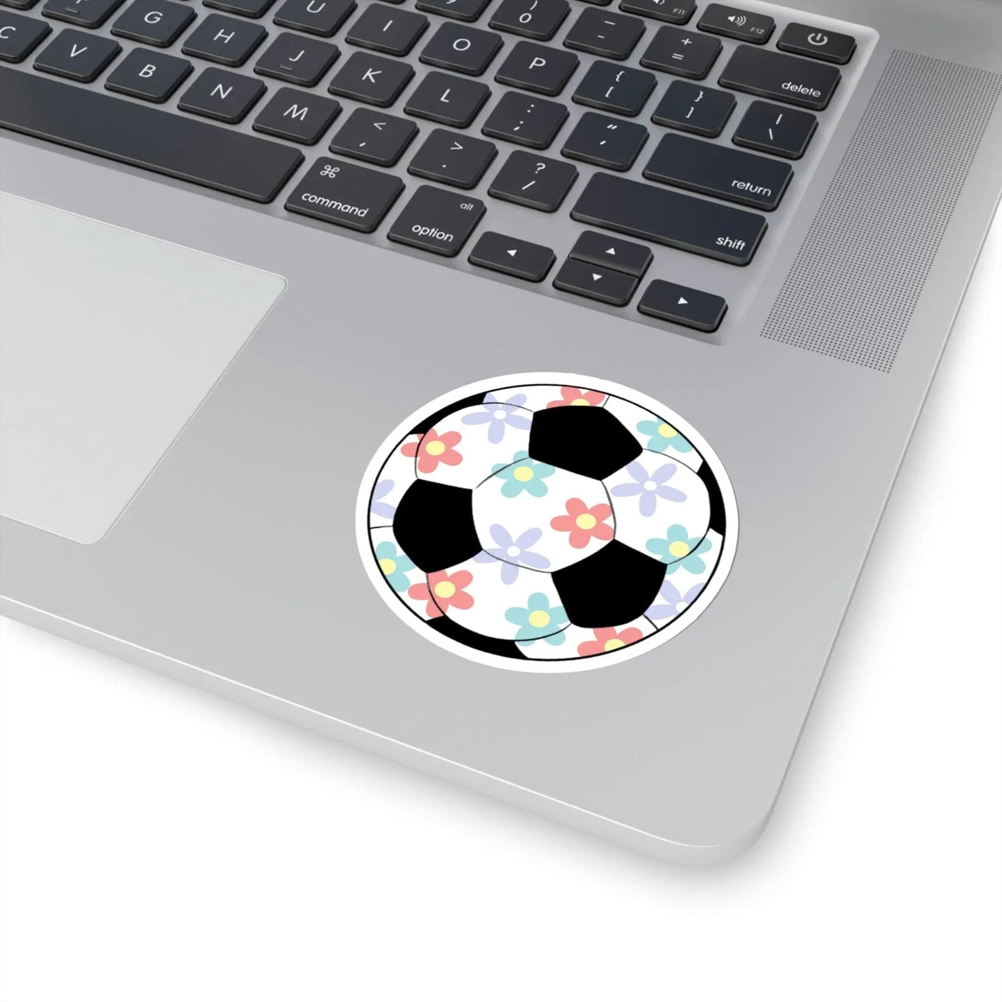 Very cute Flower Soccer Ball Kiss-Cut Stickers