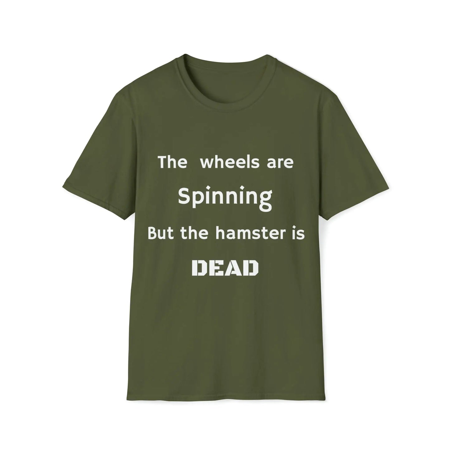 Wheels Hamster shirt *Custom for Anthony * Unisex Softstyle T-Shirt