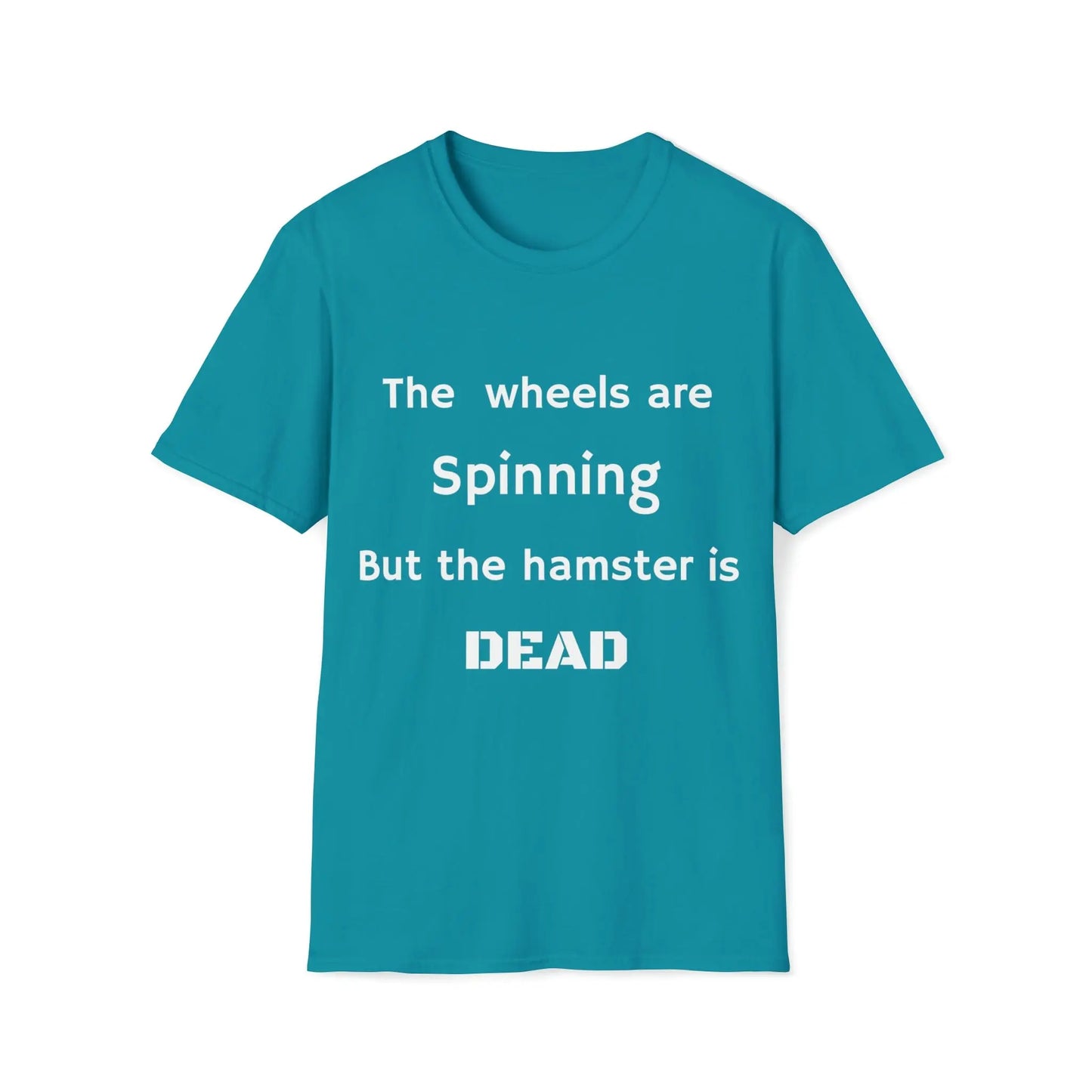 Wheels Hamster shirt *Custom for Anthony * Unisex Softstyle T-Shirt