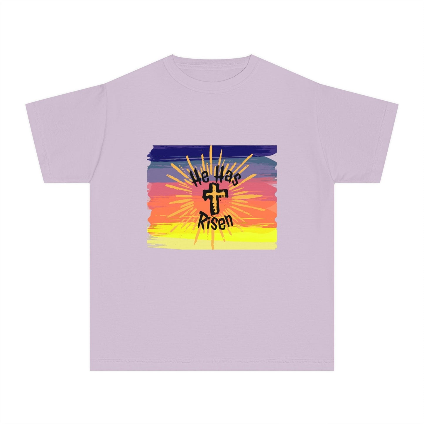 He is Risen! Youth Midweight Tee