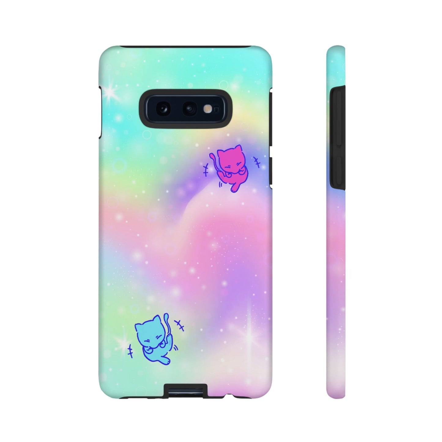 Giggling Mew Rainbow Tough Phone Cases Samsung Galaxy S10E Matte