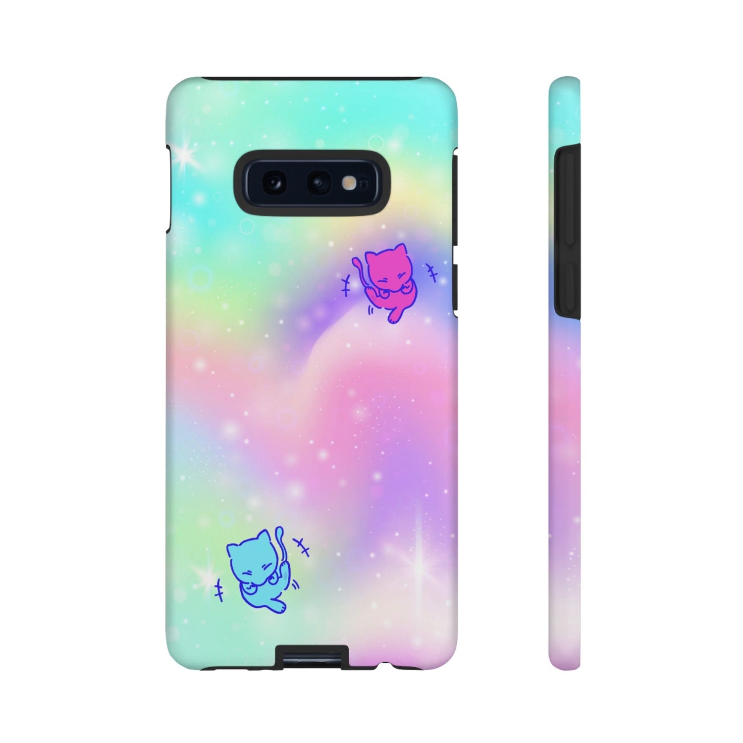 Giggling Mew Rainbow Tough Phone Cases Samsung Galaxy S10E Matte