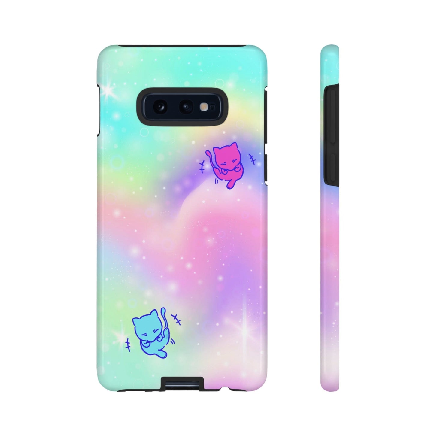 Giggling Mew Rainbow Tough Phone Cases Samsung Galaxy S10E Glossy